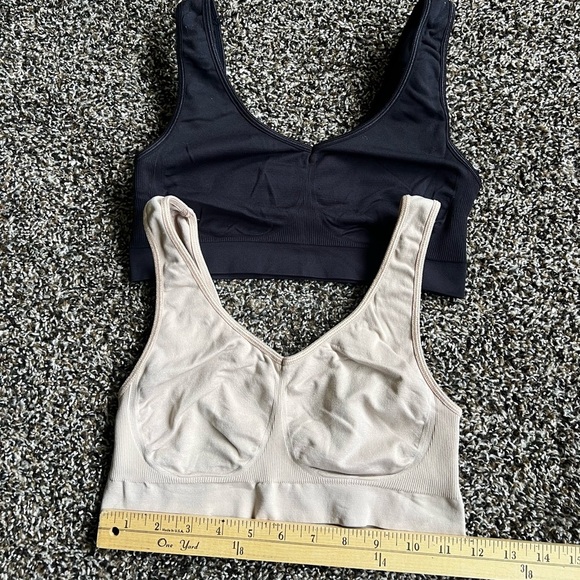 Bali Other - Bali Wireless Comfort Bralettes - Black & Nude